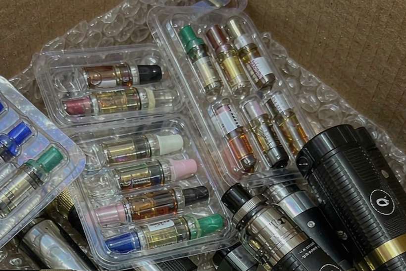 Restocking Beipu disposables — container load