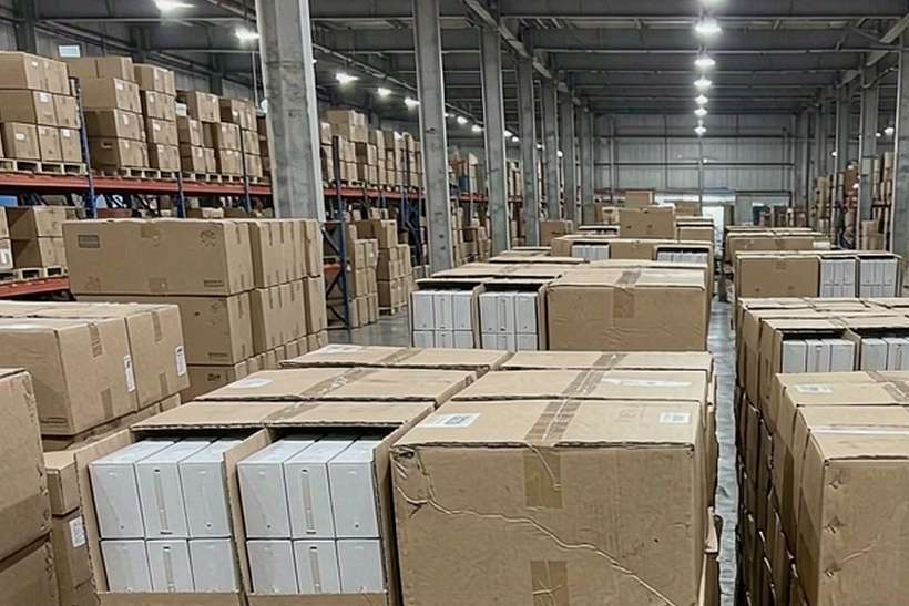 Restocking Beipu products — container load